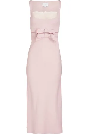 Giambattista Valli Crêpe jurk met strikdetail