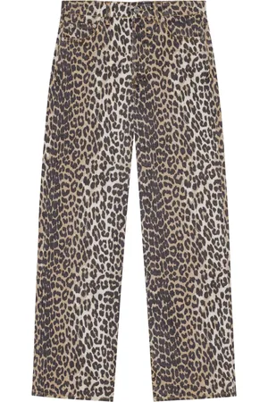Ganni Broek met luipaardprint