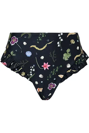 Agua by Agua Bendita Jengibre Tesoro bikinislip met bloemenprint