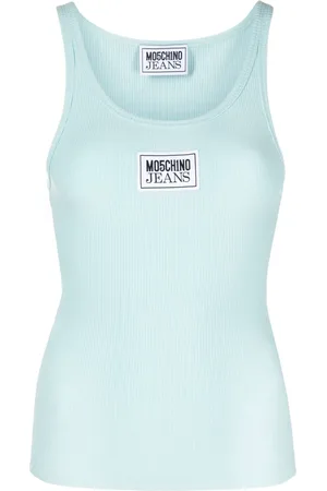 Moschino Tanktop met logopatch