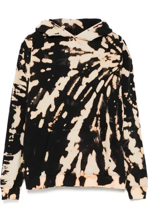 Stain Shade Hoodie met tie