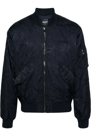 VERSACE Katoenen bomberjack met geborduurd logo