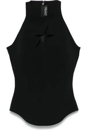 MUGLER Top met uitgesneden ster