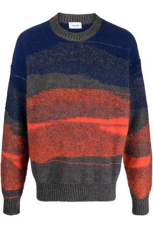 AMISH Trui met jacquard