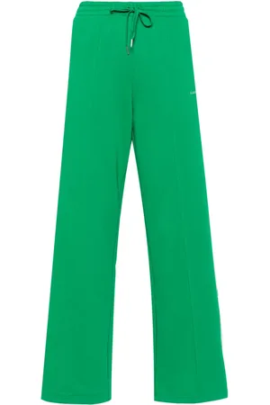 P.A.R.O.S.H. Straight broek met geborduurd logo