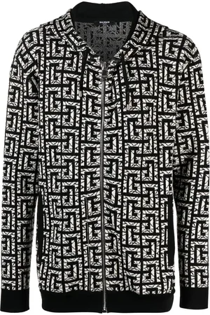Balmain Hoodie met monogram