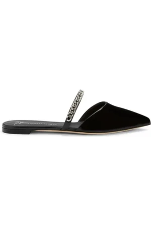 Giuseppe Zanotti Laurette muiltjes met kettingdetail