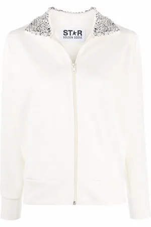 Golden Goose Jack met kristallen kraag