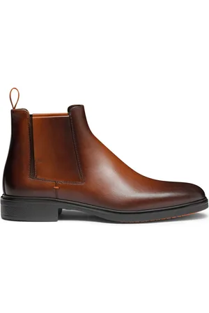 santoni Easy leren enkellaarzen