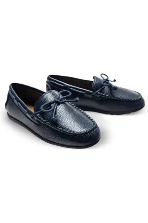 M. Moustache Loafers met strikdetail