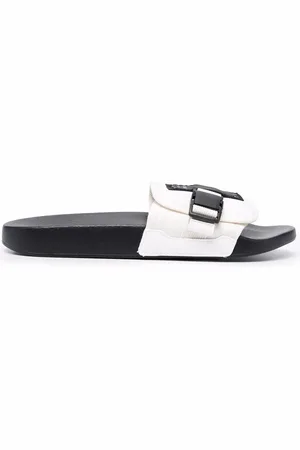 Alexander McQueen Slippers met logopatch