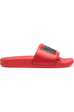 Msgm Badslippers met logoprint