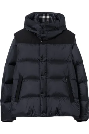 Burberry Gewatteerd jack met logopatch