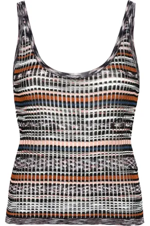 Missoni Gestreepte geribbelde tanktop