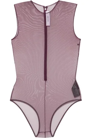 ALEX PERRY Mesh body met ronde hals