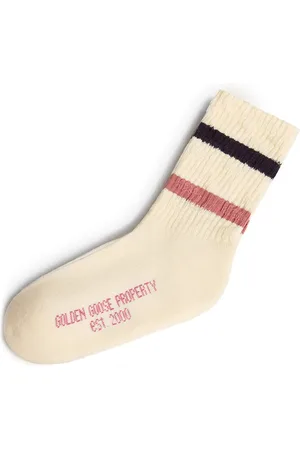 Golden Goose Sokken met gestreept detail