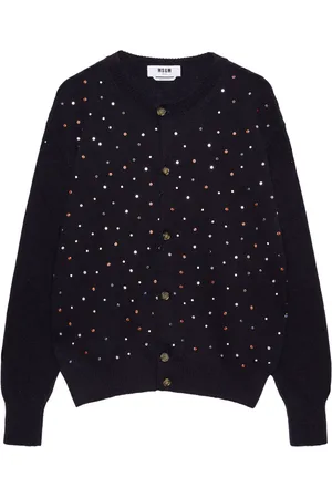 Msgm Vest verfraaid met kristallen