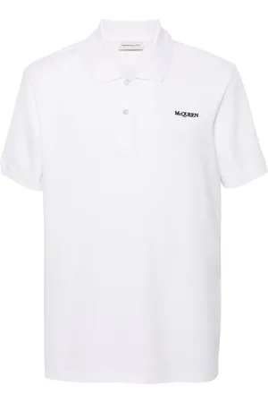 Alexander McQueen Katoenen poloshirt met geborduurd logo