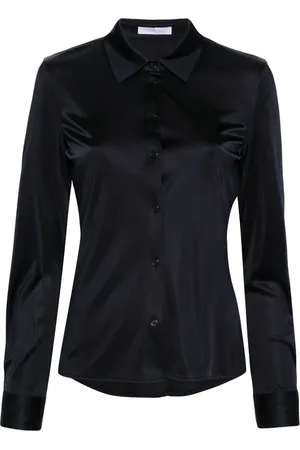 Helmut Lang Jersey overhemd met klassieke kraag