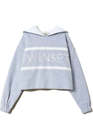 Twin-Set Hoodie met geborduurd logo