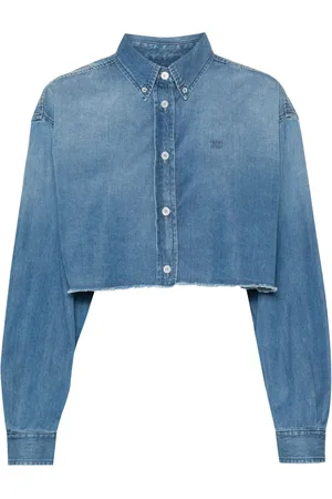 Givenchy Cropped spijkerblouse