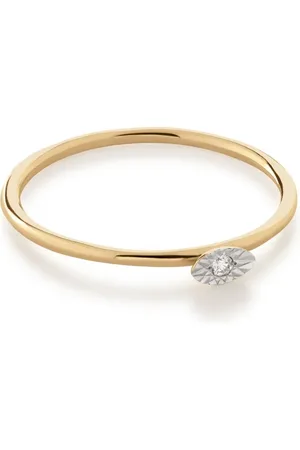 Monica Vinader 14kt geelgouden ring