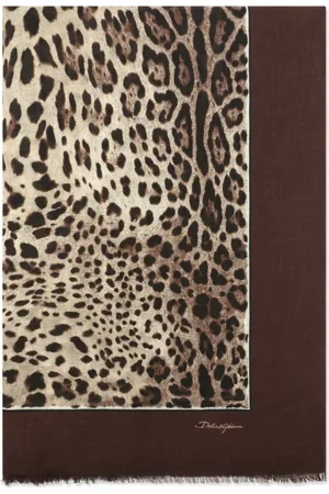 Dolce & Gabbana Sjaal met luipaardprint
