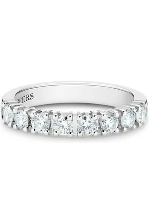 De Beers Platinum DB Classic ring met diamant