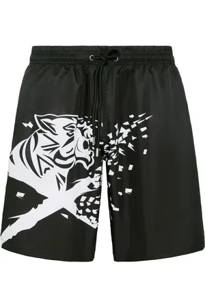 Philipp Plein Zwembroek met tijgerprint