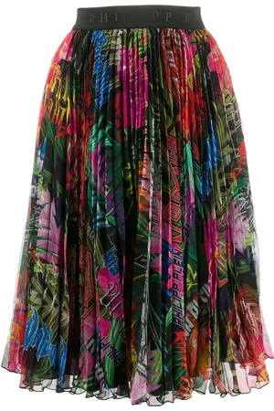 Philipp Plein Plooirok met jungleprint