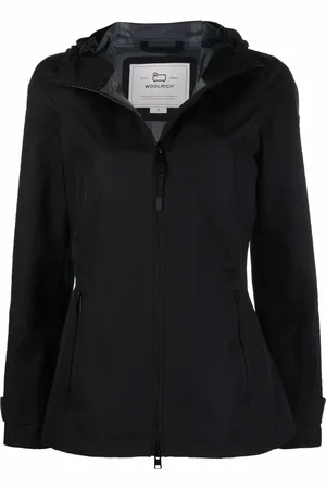 Woolrich Regenjas met logopatch