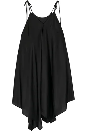 Shanshan Ruan Jurk met asymmetrische afwerking