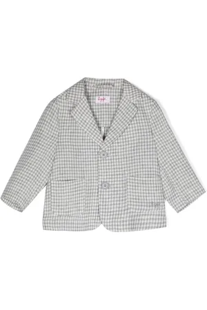 Il gufo Blazer met textuur
