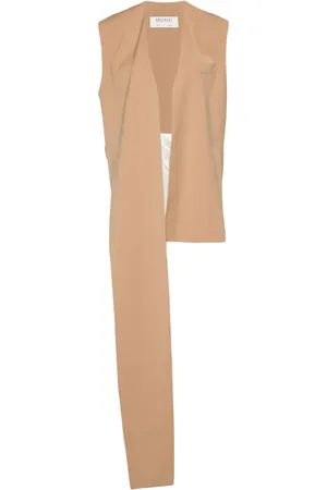 Gauchere Wollen gilet met bandje