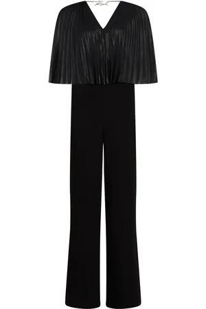 Karl Lagerfeld Geplooide jumpsuit met cape