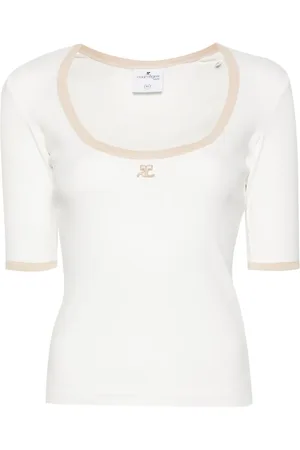 Courrèges Holistic Contrast katoenen T