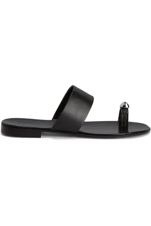 Giuseppe Zanotti Norbert leren slippers
