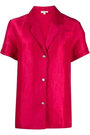 LOVE Stories Bridget pyjamatop met satijnen afwerking