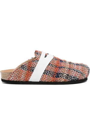 Vitelli Slippers met zigzag afwerking