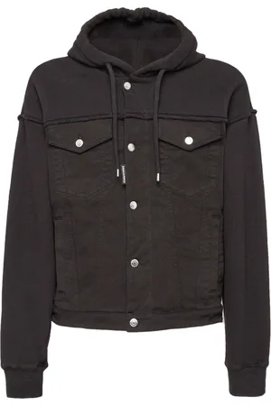 Dsquared2 Denim jack met gelaagde capuchon