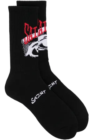 SAINT MXXXXXX Sokken met intarsia logo