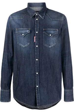 Dsquared2 Distressed denim shirt