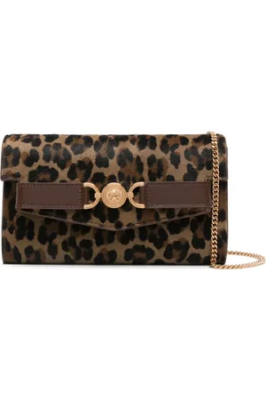 VERSACE Clutch met luipaardprint