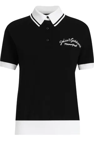 Dolce & Gabbana Polotop met geborduurd logo