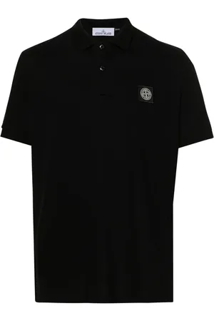 Stone Island Piqué poloshirt met Compass