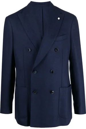 LUIGI BIANCHI MANTOVA Blazer met dubbele rij knopen