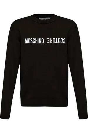 Moschino Katoenen sweater met geborduurd logo