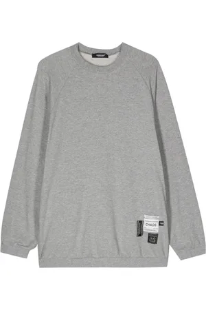 UNDERCOVER Katoenen sweater met logopatch