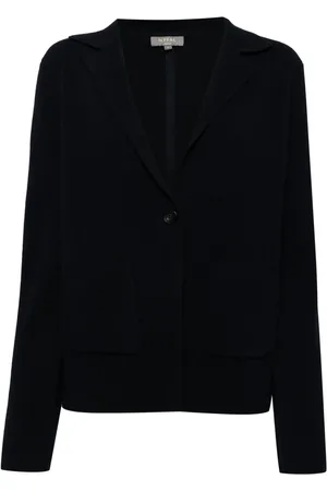 N.PEAL Kasjmier blazer met enkele rij knopen