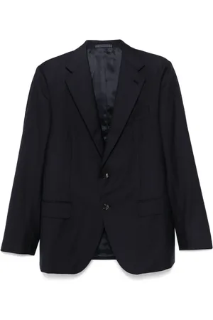 CARUSO Blazer met visgraatpatroonn